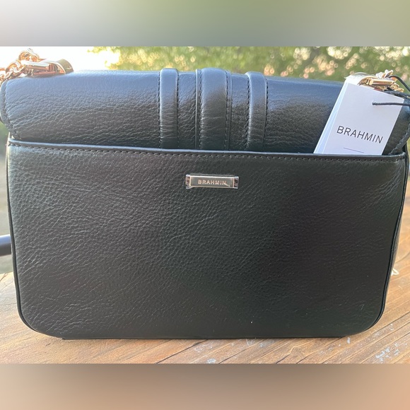 NWT Brahmin SET Rosalie Convertible Bag and Veronica Wallet in BLACK GRYPHON - Picture 4 of 17